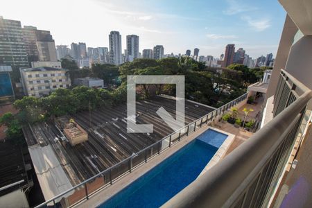 Vista de kitnet/studio para alugar com 1 quarto, 32m² em Santo Amaro, São Paulo