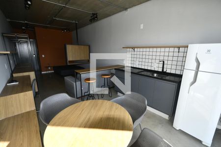 Cozinha de kitnet/studio para alugar com 1 quarto, 35m² em Parque das Universidades, Campinas