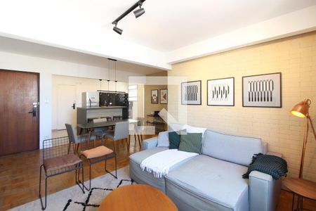 Sala de apartamento para alugar com 3 quartos, 90m² em Jardim Paulista, São Paulo