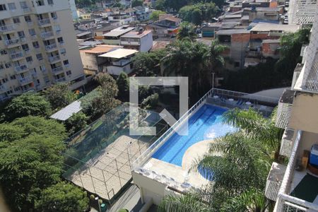 Varanda da sala - Vista de apartamento à venda com 2 quartos, 54m² em Freguesia (jacarepaguá), Rio de Janeiro