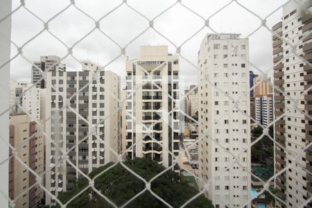 Vista Sala de apartamento para alugar com 3 quartos, 67m² em Indianópolis, São Paulo