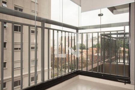 Varanda do Studio de kitnet/studio para alugar com 1 quarto, 34m² em Vila Clementino, São Paulo