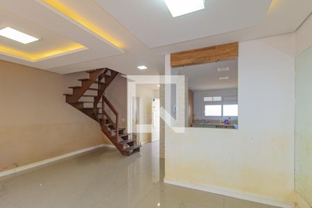 Sala de casa de condomínio para alugar com 3 quartos, 166m² em Centro, Canoas