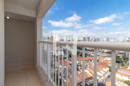 Varanda da Sala de apartamento para alugar com 2 quartos, 42m² em Vila Guaca, São Paulo