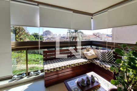 Varanda da Sala de apartamento à venda com 2 quartos, 69m² em Rio Comprido, Rio de Janeiro