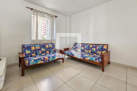 Sala de apartamento para alugar com 2 quartos, 77m² em Pitangueiras, Guarujá