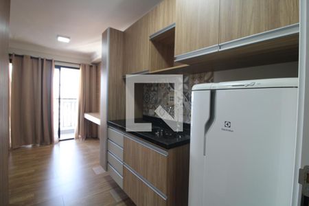 Cozinha de kitnet/studio para alugar com 1 quarto, 28m² em Mirandópolis, São Paulo