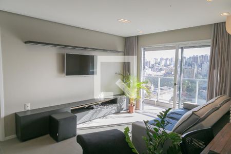 Sala de apartamento para alugar com 1 quarto, 63m² em Petrópolis, Porto Alegre