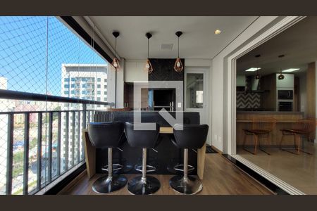 Varanda Sala de apartamento para alugar com 3 quartos, 120m² em Campestre, Santo André
