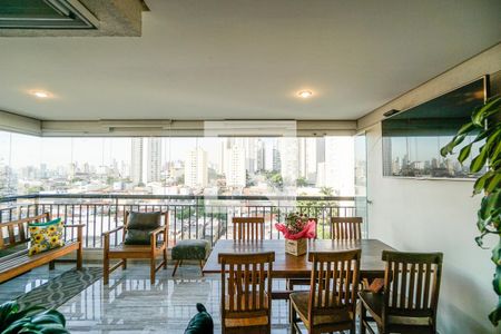 Varanda de apartamento à venda com 3 quartos, 97m² em Vila Gomes Cardim, São Paulo