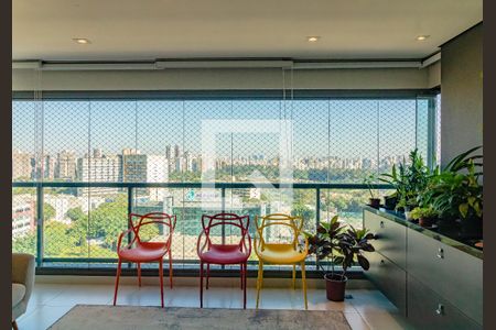 Varanda sala  de apartamento à venda com 3 quartos, 95m² em Vila Clementino, São Paulo