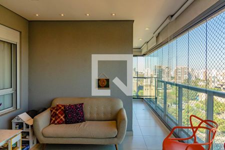 Varanda sala  de apartamento à venda com 3 quartos, 95m² em Vila Clementino, São Paulo