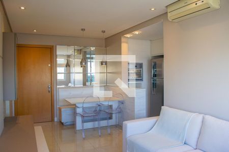 Sala de apartamento para alugar com 1 quarto, 50m² em Santana, Porto Alegre