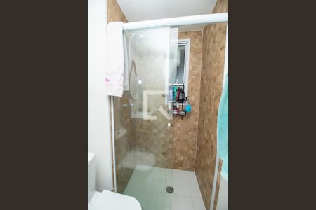 Banheiro da Suíte de apartamento à venda com 3 quartos, 65m² em Utinga, Santo André
