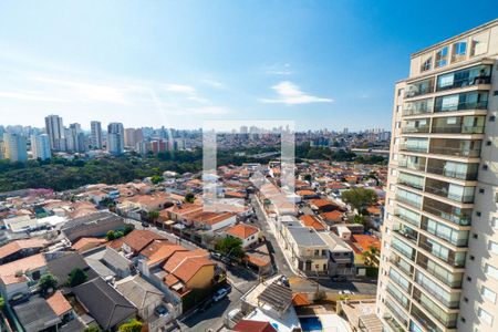 Vista da Sacada da Sala e Quarto de apartamento à venda com 1 quarto, 45m² em Vila Guarani (z Sul), São Paulo