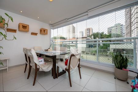 Sacada gourmet de apartamento à venda com 3 quartos, 107m² em Vila Mascote, São Paulo
