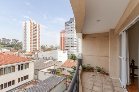 Varanda da Sala de apartamento para alugar com 4 quartos, 104m² em Chácara Santo Antônio (zona Sul), São Paulo