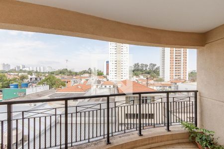 Varanda da Sala de apartamento para alugar com 4 quartos, 104m² em Chácara Santo Antônio (zona Sul), São Paulo