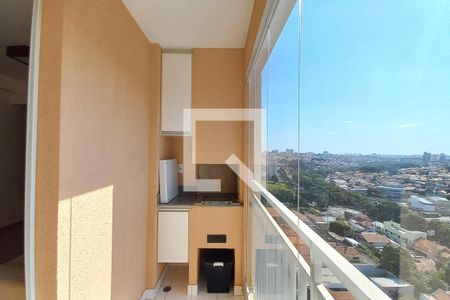 Varanda da Sala  de apartamento para alugar com 2 quartos, 61m² em Loteamento Chácara Prado, Campinas