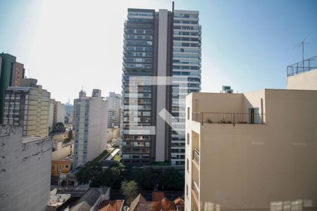 Vista da Varanda e Suíte de kitnet/studio para alugar com 1 quarto, 25m² em São Cristóvão, São Paulo
