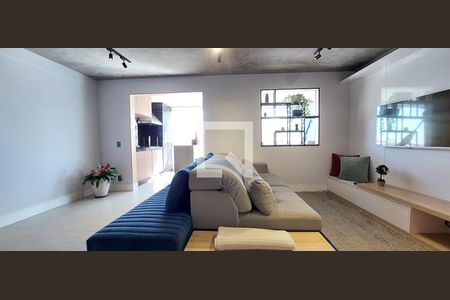 Sala de apartamento à venda com 3 quartos, 115m² em Vila Valparaíso, Santo André