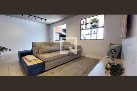 Sala de apartamento à venda com 3 quartos, 115m² em Vila Valparaíso, Santo André