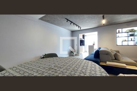 Sala de apartamento à venda com 3 quartos, 115m² em Vila Valparaíso, Santo André