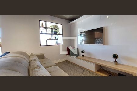 Sala de apartamento à venda com 3 quartos, 115m² em Vila Valparaíso, Santo André