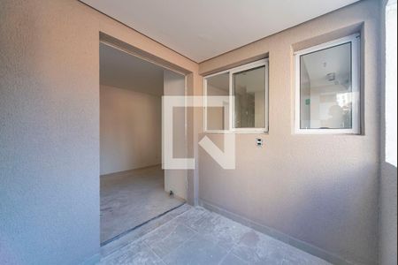 Varanda da Sala de apartamento à venda com 2 quartos, 57m² em Jardim Bela Vista, Santo André