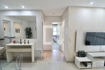 Sala de apartamento para alugar com 2 quartos, 70m² em Enseada, Guarujá