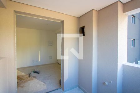 Varanda da sala de apartamento à venda com 2 quartos, 57m² em Jardim Bela Vista, Santo André