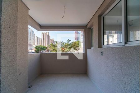 Varanda da Sala de apartamento à venda com 2 quartos, 57m² em Jardim Bela Vista, Santo André