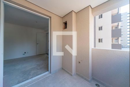 Varanda da Sala de apartamento à venda com 2 quartos, 57m² em Jardim Bela Vista, Santo André