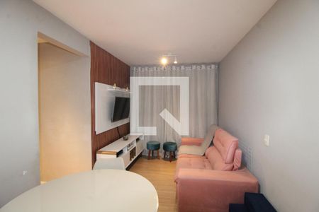 Sala/Cozinha e Área de Serviço de apartamento à venda com 2 quartos, 45m² em Vila Penteado, São Paulo