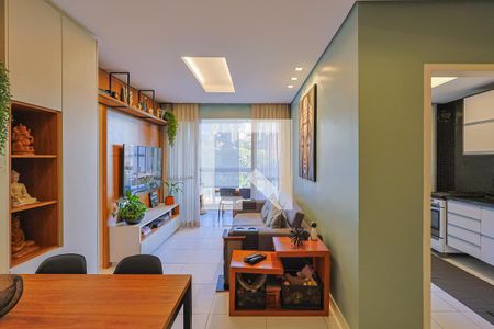 Sala de apartamento à venda com 3 quartos, 85m² em Estrela Dalva, Belo Horizonte