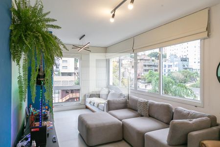 Sala de apartamento para alugar com 2 quartos, 74m² em Petrópolis, Porto Alegre