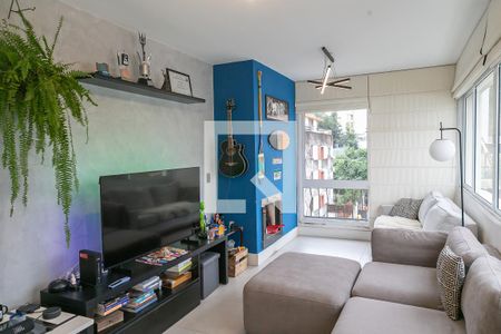 Sala de apartamento para alugar com 2 quartos, 74m² em Petrópolis, Porto Alegre