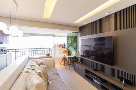 Sala de apartamento à venda com 2 quartos, 77m² em Vila Osasco, Osasco