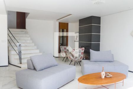 sala de visitas 1 de casa de condomínio à venda com 4 quartos, 700m² em Vila Castela, Nova Lima