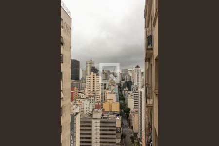 Sala - Vista de apartamento à venda com 1 quarto, 46m² em Santa Efigênia, São Paulo