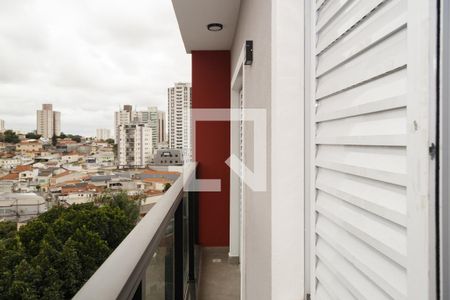 Varanda do Quarto 1 de apartamento para alugar com 2 quartos, 44m² em Vila Paiva, São Paulo