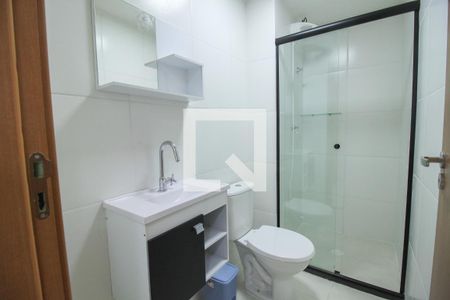 Banheiro de apartamento para alugar com 1 quarto, 24m² em Belenzinho, São Paulo