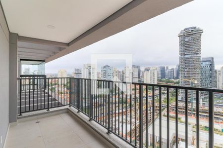 Varanda 1 da Sala de apartamento à venda com 3 quartos, 91m² em Jardim das Acácias, São Paulo