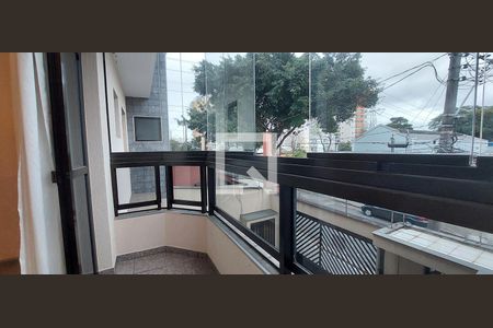 Varanda Sala de apartamento à venda com 3 quartos, 116m² em Campestre, Santo André
