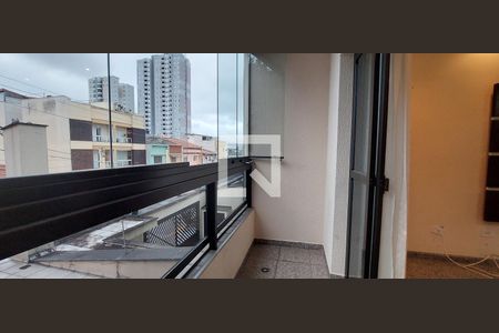 Varanda Sala de apartamento à venda com 3 quartos, 116m² em Campestre, Santo André