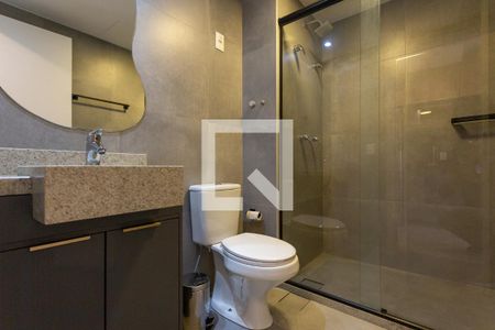 Banheiro de apartamento para alugar com 1 quarto, 29m² em Bela Vista, Porto Alegre