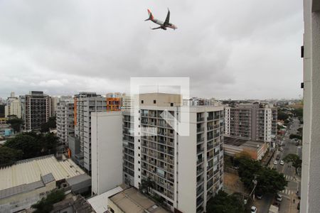 Vista da Varanda Sala/Cozinha de kitnet/studio para alugar com 1 quarto, 31m² em Indianópolis, São Paulo