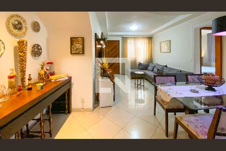 Sala de apartamento à venda com 3 quartos, 90m² em Paquetá, Belo Horizonte