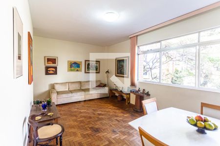 Sala 1 de apartamento à venda com 4 quartos, 144m² em Sion, Belo Horizonte