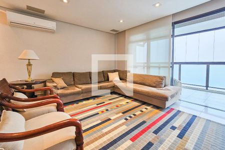 Sala de apartamento para alugar com 4 quartos, 179m² em Vila Luis Antônio, Guarujá